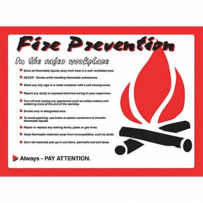 ACCUFORM SP125157L Poster 17 in x 22 in Plastic