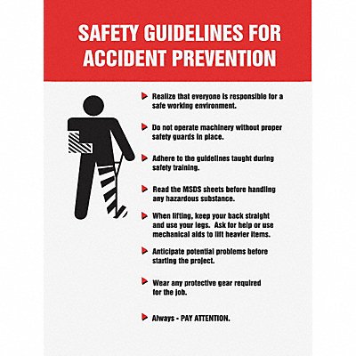 ACCUFORM SP124490L Poster 22 in x 17 in Plastic