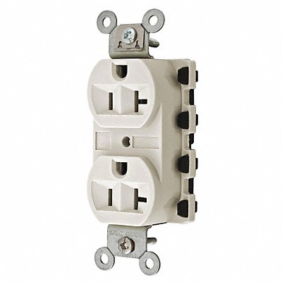 HUBBELL SNAP5362LAA Receptacle Duplex 20A 5-20R 125V