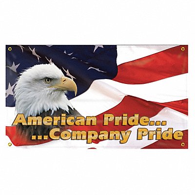 ACCUFORM MBR418 Safety Banner 28in x 48in Poly Sheeting