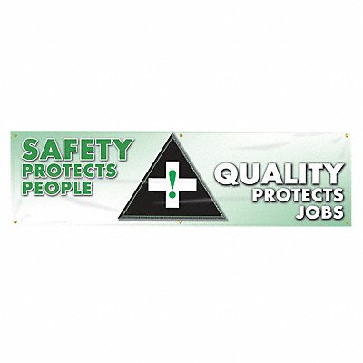 ACCUFORM MBR819 Safety Banner 28in x 96in Poly Sheeting