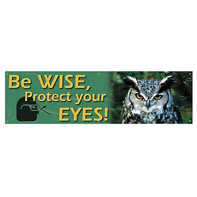 ACCUFORM MBR806 Safety Banner 28in x 96in Poly Sheeting