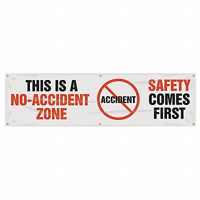 ACCUFORM MBR809 Safety Banner 28in x 96in Poly Sheeting