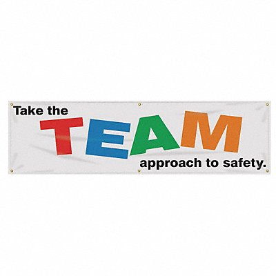 ACCUFORM MBR893 Safety Banner 28in x 96in Poly Sheeting