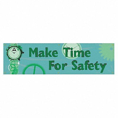 ACCUFORM MBR829 Safety Banner 28in x 96in Poly Sheeting