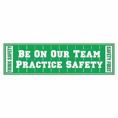 ACCUFORM MBR892 Safety Banner 28in x 96in Poly Sheeting