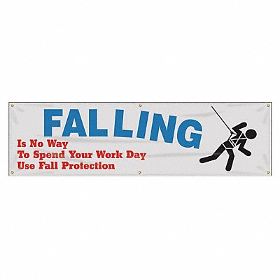 ACCUFORM MBR877 Safety Banner 28in x 96in Poly Sheeting