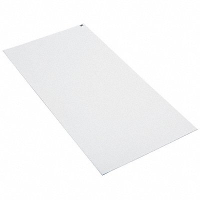 CONDOR 31AN19 K7651 Disposable Tacky Mat Wht 36inWx45inL PK4