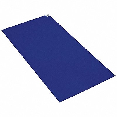 CONDOR 31AN20 K7651 Disposable Tacky Mat Bl 36inWx45inL PK4