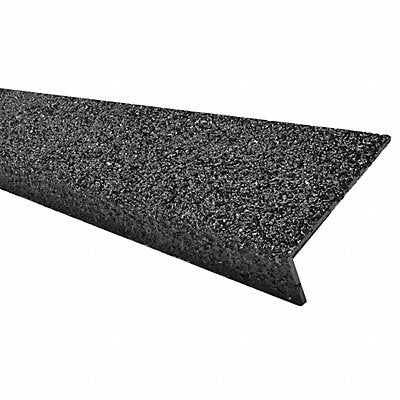 SURE-FOOT 9N12003X003619H FRP Stair Nosing Black 36in W Fiberglass