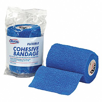 FIRST AID ONLY 5933 Self-Adherent Wrap Blue 5yd L 3 W