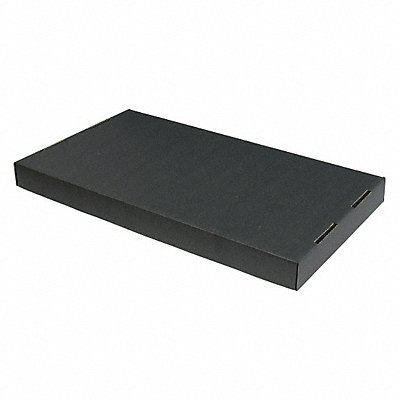 PROTEKTIVE PAK 37550 ESD Cndct Lid Black Cardboard 17 3/4 in