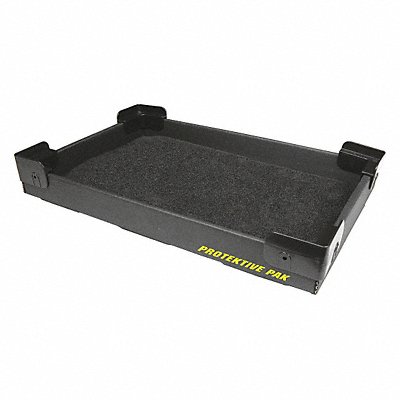 PROTEKTIVE PAK 37762 ESD Tray Black 18 in 11 3/4 in