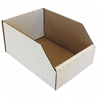 PACKAGING CORPORATION OF AMERICA BIN46 Corr Shelf Bin White Cardboard 3 in