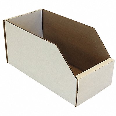 PACKAGING CORPORATION OF AMERICA BIN49 Corr Shelf Bin White Cardboard 4 1/2 in