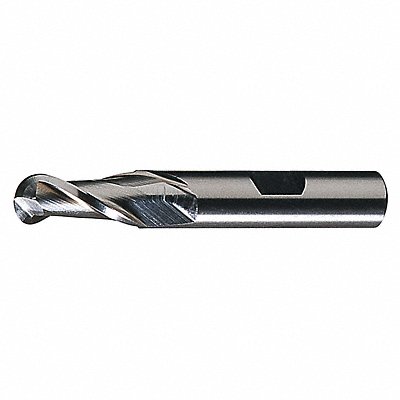 CLEVELAND C42111 Ball End Mill Single End 3/16 HSS