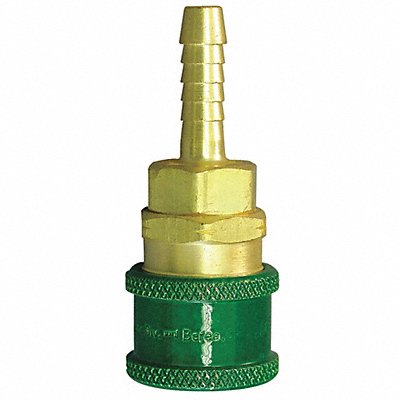 HANSEN GR606 Coupler Body Hose Barb 1/4 Brass