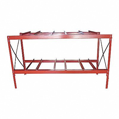 DAYTON 31CA30 Drum Rack 55 gal Dia 23 1/2in Red