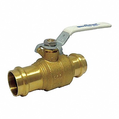 MILWAUKEE VALVE UPBA480B114 Manual 2-Way Ball Valve Press Brass