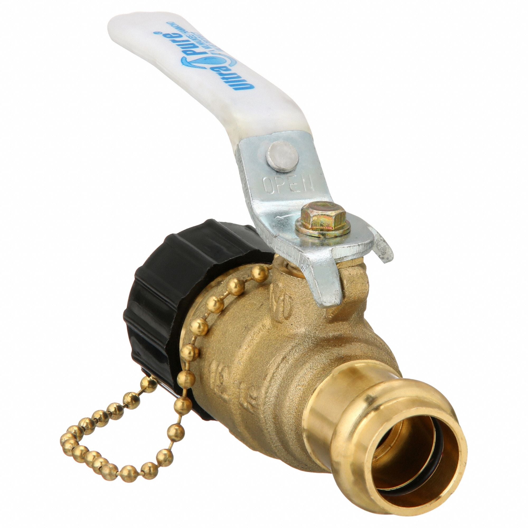 MILWAUKEE VALVE UPBA480BH12 Manual 2-Way Ball Valve Press Brass