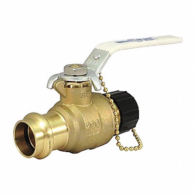 MILWAUKEE VALVE UPBA480BH34 Manual 2-Way Ball Valve Press Brass