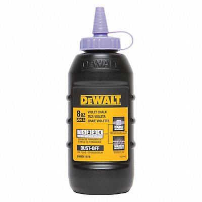 DEWALT DWHT47079L Marking Chalk Temporary Violet 8 oz.