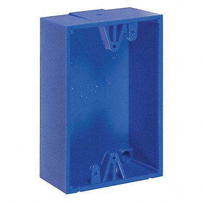 SAFETY TECHNOLOGY INTERNATIONAL KIT71100AB Back Box Polycarbonate Blue