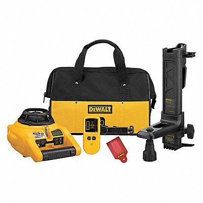 DEWALT DW074KD Rotary Laser Level Int/Ext Red 1500 ft.