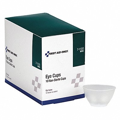 PHYSICIANSCARE 71100 Eye Cup Non-Sterile Clear Plastic