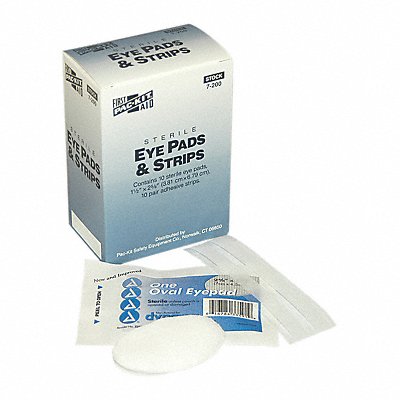 FIRST AID ONLY 7200 Eye Pads White 2 5/8 L 1 1/2 W