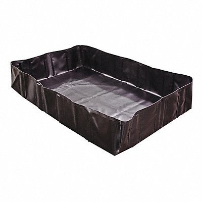 ENPAC 4810102BKSS Spill Berm 10 ft.Lx10 ft.Wx2 ft.H Black