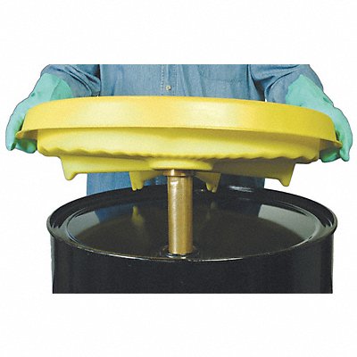 ENPAC 3004YESF Universal Safety Funnel Yellow HDPE NPT