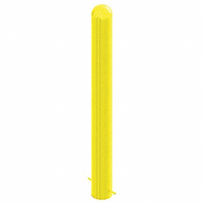 GRAINGER 4X36EMB Bollard 48 1/2 in H Yellow Carbon Steel