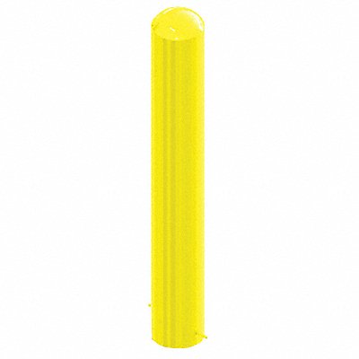GRAINGER 6X36EMB Bollard 48 1/2 in H Yellow Carbon Steel