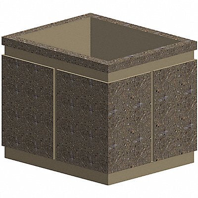 PETERSEN MFG. SP36 Security Planter Concrete 36 in H