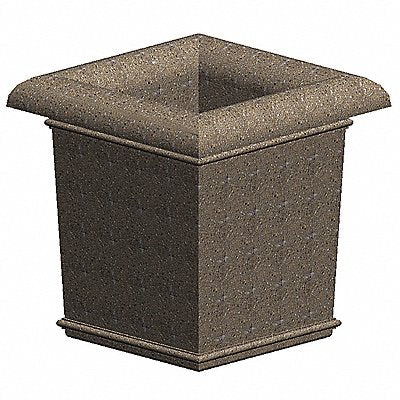 PETERSEN MFG. A36X36X36 Security Planter Concrete 36 in H