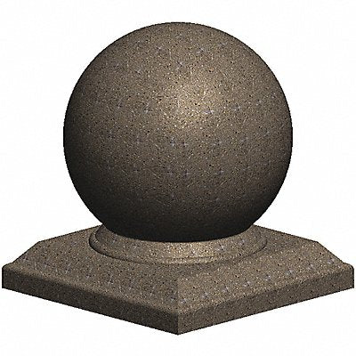 PETERSEN MFG. SPH36 Decorative Bollard 42 1/2 in H Grey