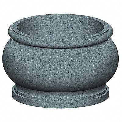 PETERSEN MFG. ART36X22 Security Planter 2 in H Lite Sand Blast