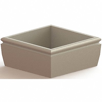 PETERSEN MFG. WL72X72X30 Security Planter Rectangle 30 in H