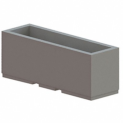PETERSEN MFG. P96X30X36 Security Planter Concrete 36 in H