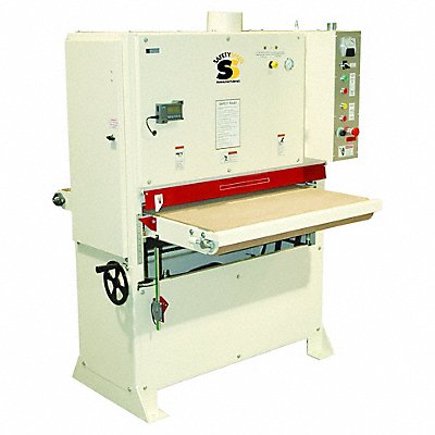 SAFETY SPEED WBS3760153 Wide Belt Sander 37 A 15 hp Belt L 60 in