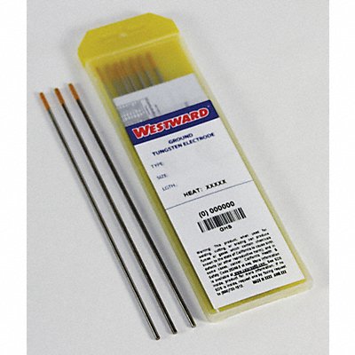 WESTWARD 31GH50 WMS 10pc Gold Tungsten Electrode PK10