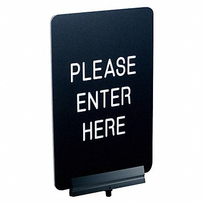 VISIONTRON SBB711P202BK Signage Engrvd 11x7in. PLEASE ENTER HERE