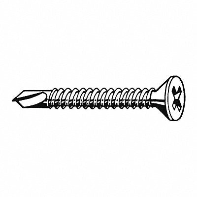 GRAINGER U313060130162 DRWS CSK PH BLKph #6 Fine PK500