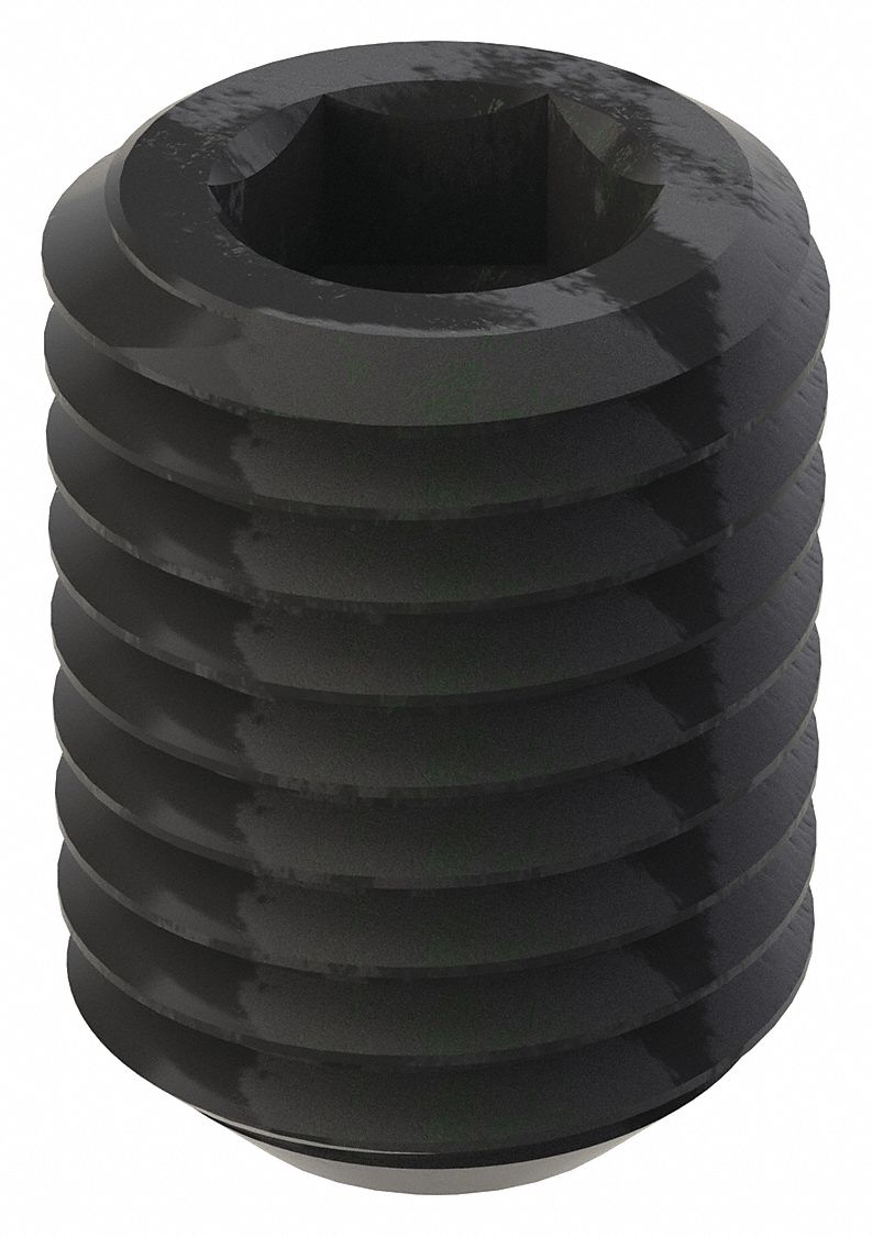 GRAINGER U078400750100 Socket Set Screw Grubscrew Cup Point Type 3/4 -10 1 L PK5