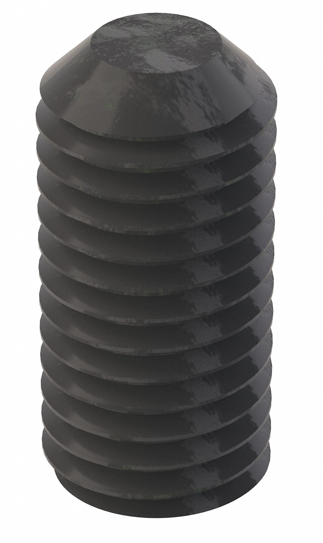 GRAINGER M078101200025 Socket Set Screw Grubscrew Flat Point M12-1.75 25mm L PK50
