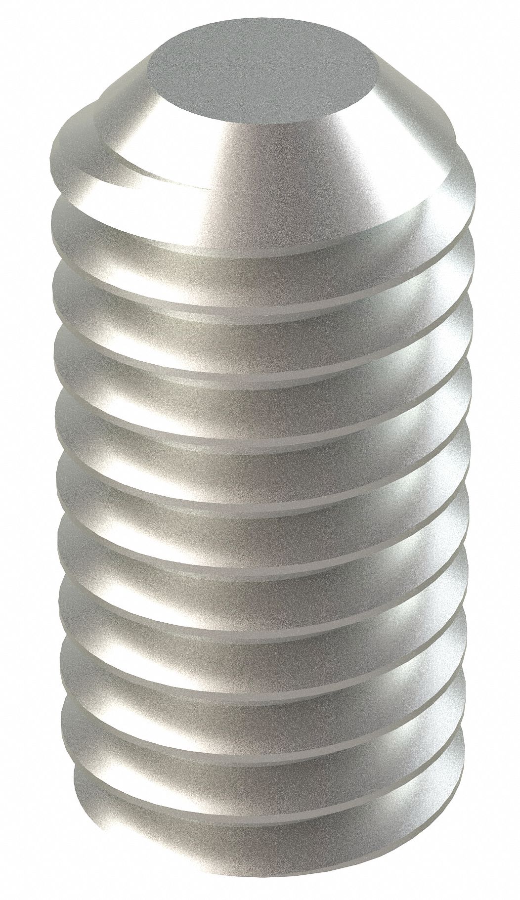 GRAINGER M512400400008 Socket Set Screw Grubscrew Flat Point M4-0.7 8mm L PK100