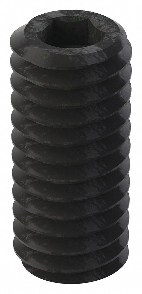 GRAINGER U078000310075 Socket Set Screw Grubscrew Cone Point 5/16 -18 3/4 L PK100