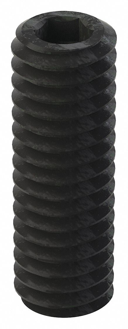 GRAINGER U078000310100 Socket Set Screw Grubscrew Cone Point 5/16 -18 1 L PK100