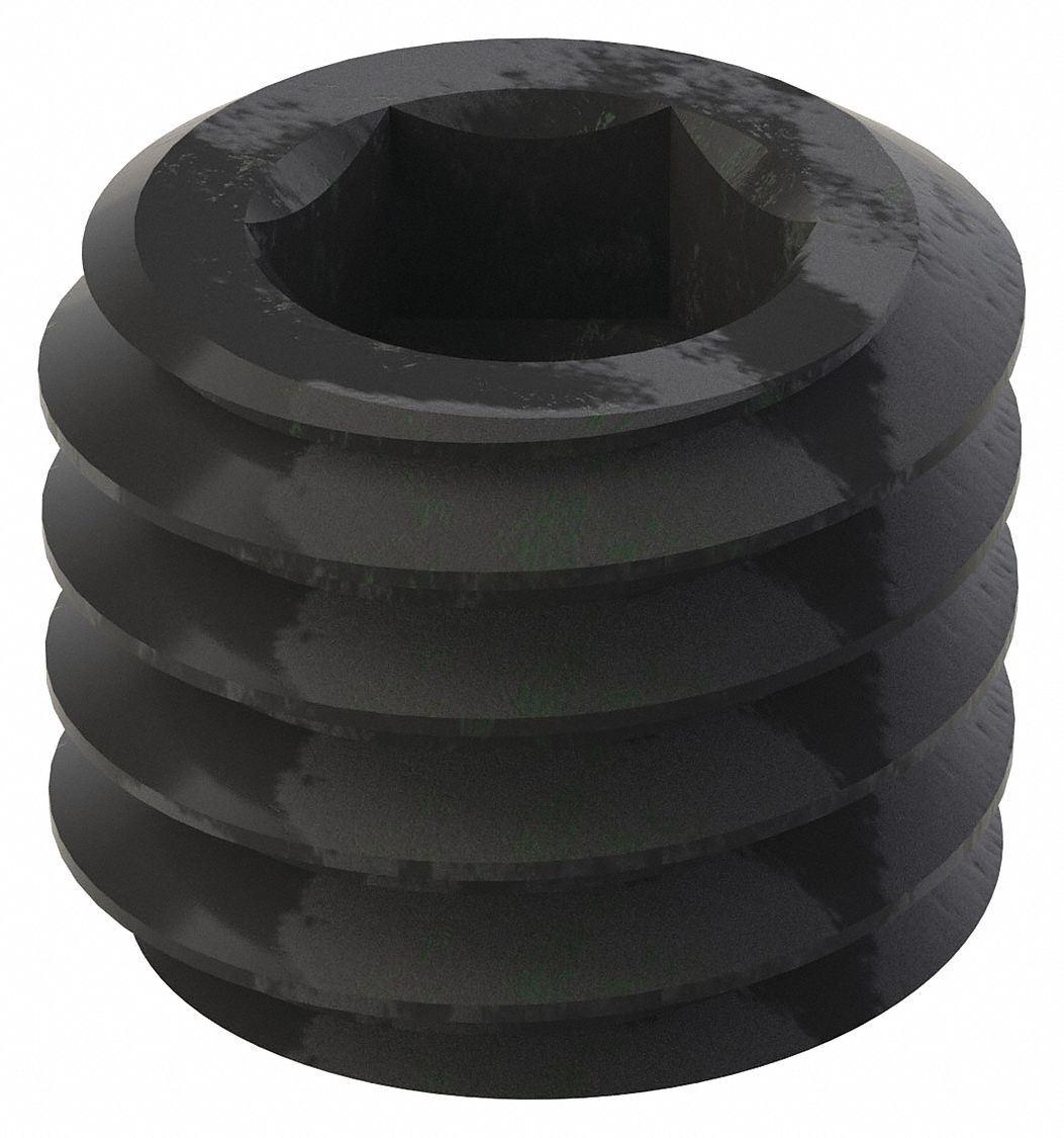 GRAINGER U078000370037 Socket Set Screw Grubscrew Cone Point 3/8 -16 3/8 L PK100
